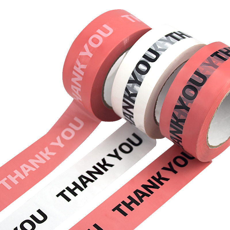 Tape manufacturers LOGO printing tape color bottom thankyou thanks to customers English printing tape personalized