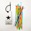 Card tag hanging rope tie clothing toy accessories silicone lanyard data cable storage finishing winder