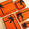 Factory wholesale orange in stock gift box lid large gift box Valentine's Day hand gift box jewelry box