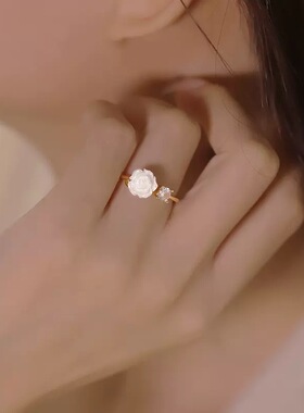 指环戒指尾戒开口食指时尚个性