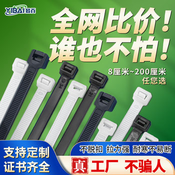 Nylon cable ties 3*100*4*150*5*200*250*8*300*10*400*500 plastic cable ties
