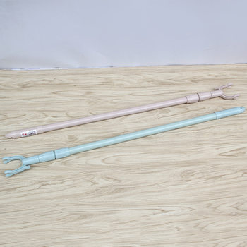 Factory direct clothing pole clothing fork telescopic iron pipe clothing pole drying fork student supplies