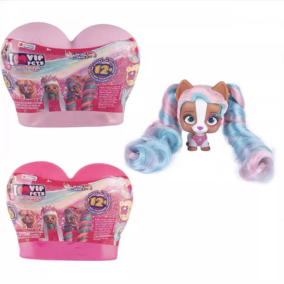American genuine VIP shampoo Pet Hair Doll Doll cute cute pet surprise blind box girl children's toy