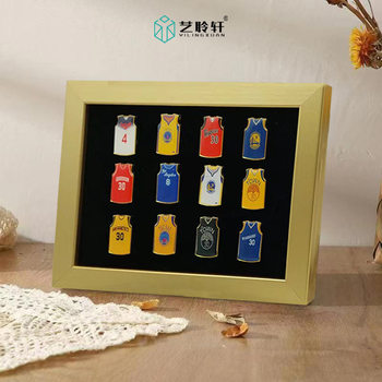 Medal Badge Solid Wood Photo Frame Medal Frame Badge Display Frame Medal Storage Frame Collection Frame Framed Frame Puzzle Frame