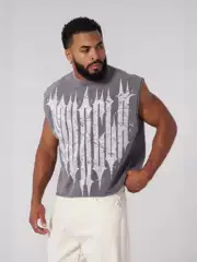 Youngla American Trendy Brand Men's Vest Summer New Fashion Casual Sleeveless T-Shirt Jogging Sports Fitness Vest