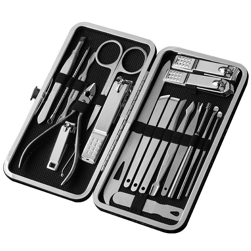 Nail Clippers suit full set nail clippers set box oblique nail clippers pedicure tool ear picking ear pick artifact