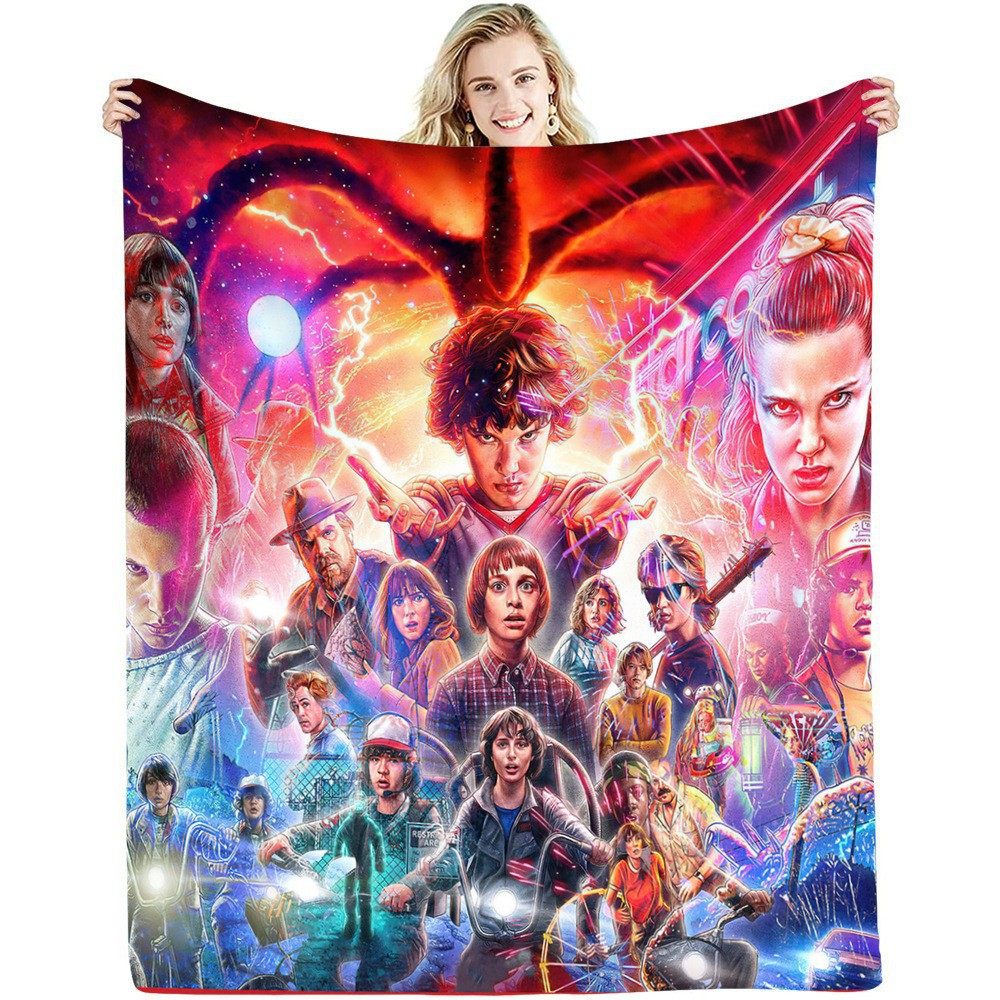 Strange Story Flannel Blanket 3D Printed Nap Blanket Cross-border Amazon Air Conditioning Blanket Gift Blanket