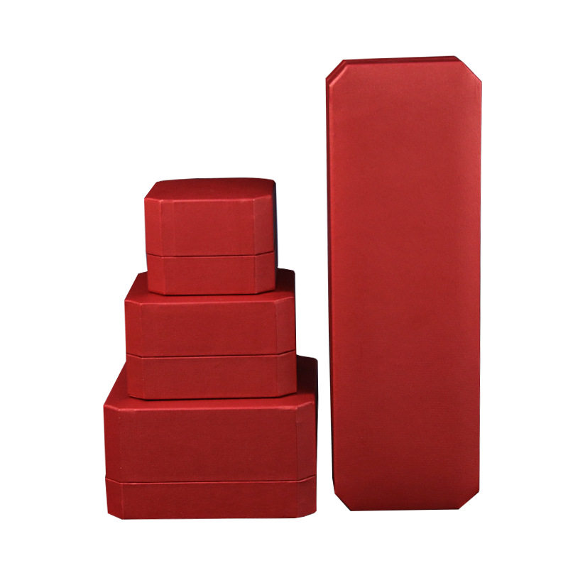 Daifuku-Style Octagonal Jewelry Box for Rings, Pendants, Packaging Box for Bracelets, Chow Tai Seng and Lao Fengxiang Packaging Box