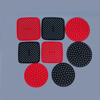 Airware Air Fryer Lined with Reusable Round Non-Slip Silicone Mat Square Air Fryer Accessories