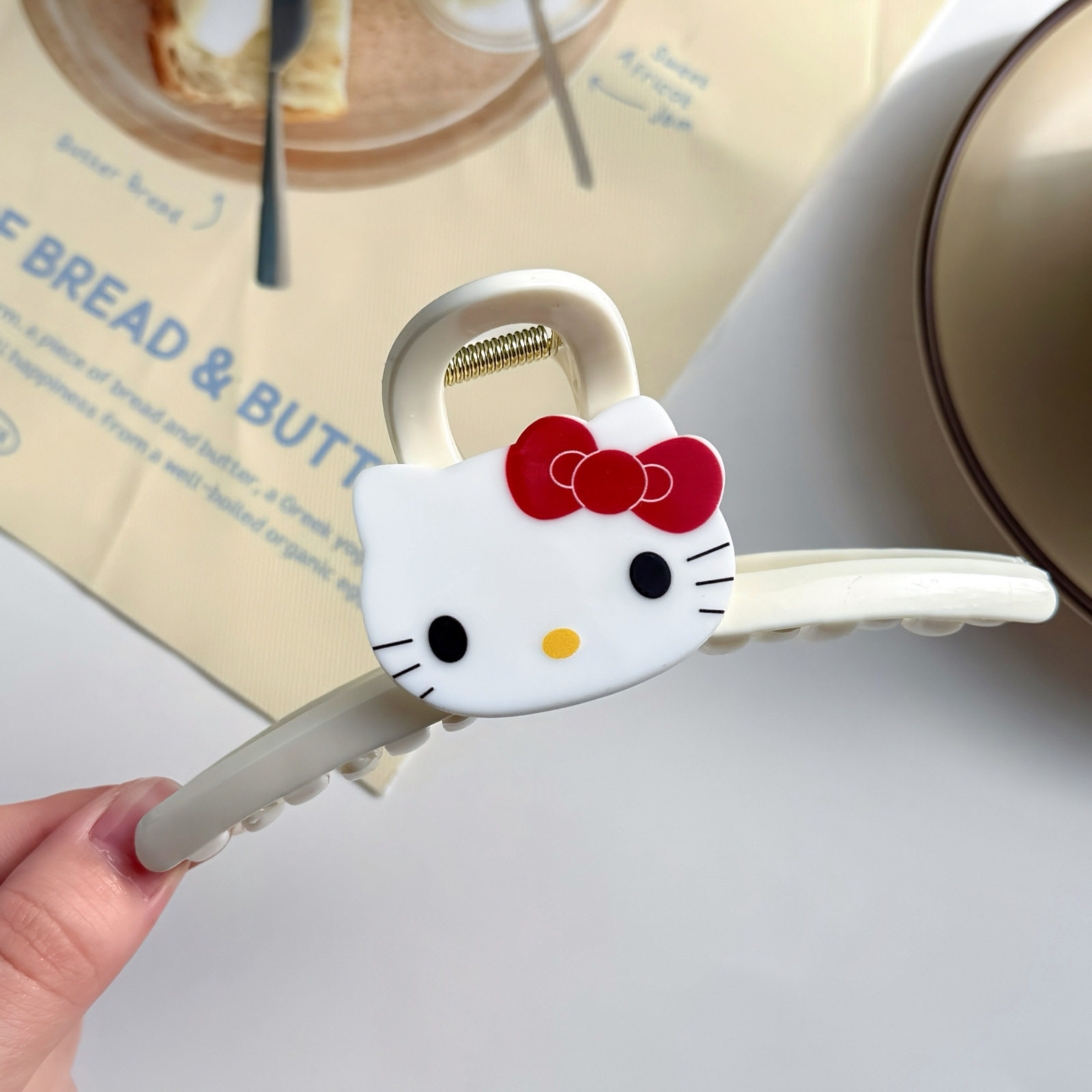 卡通动物狗狗猫咪抓夹高颜值五角星后脑勺盘发鲨鱼夹可爱发饰网红