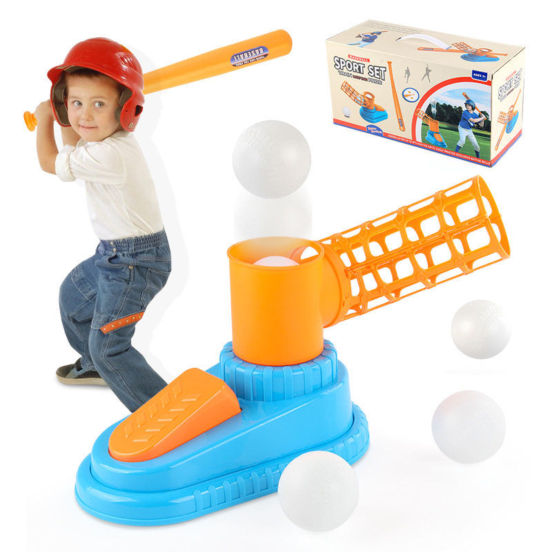 Cross-border children's baseball serve machine suit baseball launcher ball sports kindergarten Sports indoor and outdoor toys