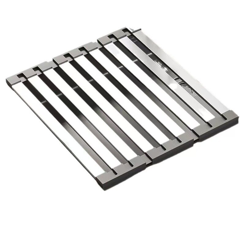 304 Stainless Steel Kitchen Sink Drain Rack Sink Dish Rack Dish Rack Foldableable Telescopic Drain Basket