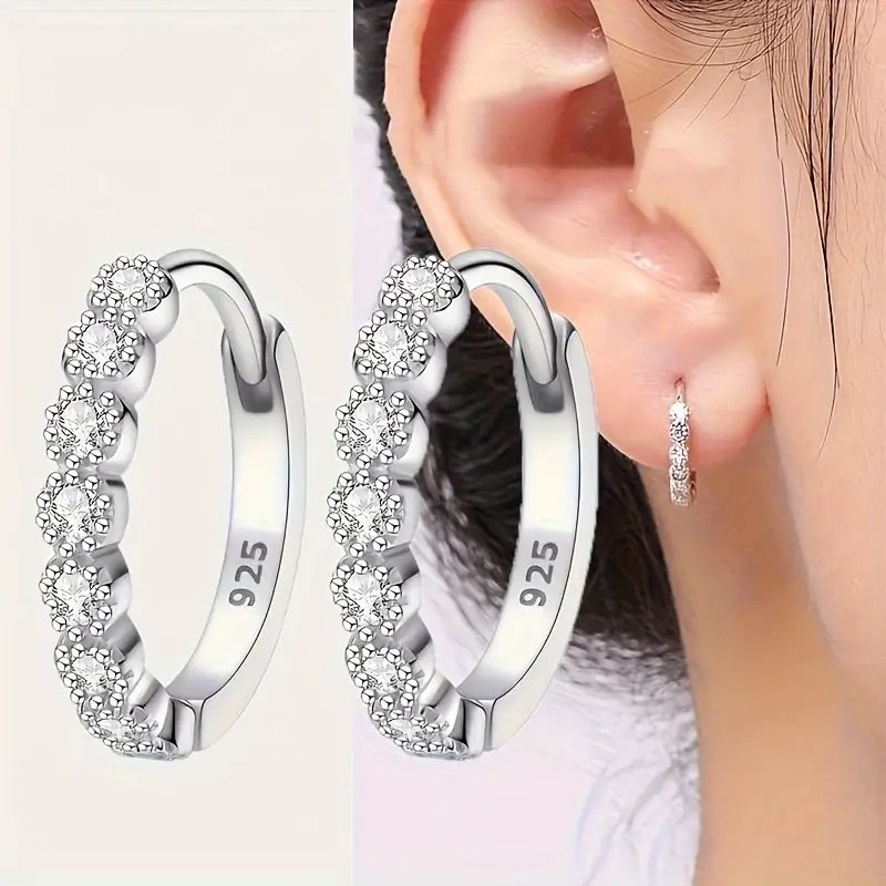 Трансграничная внешняя торговля, стиль NS, геометрические минималистичные европейские и американские серьги, женская мода, универсальные легкие роскошные трендовые серьги с бриллиантами