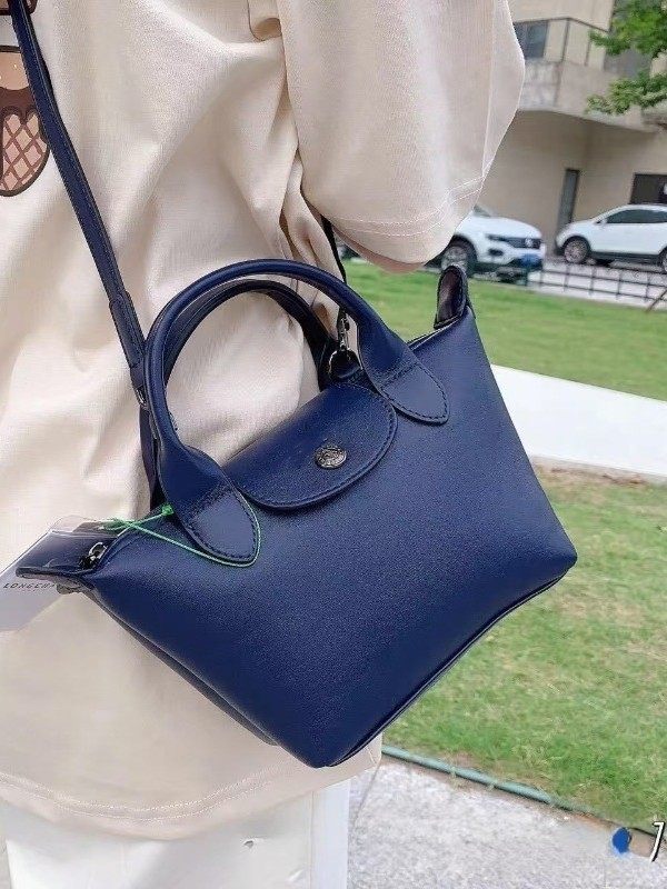 New Longxiang Dumpling Bag Lambskin Crossbody Bag Mini Handbag Large Capacity Trendy Easiest for Match Commuting Bag Women's Bag