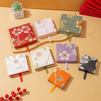Chinese Style Suspended Packaging Box Drawer-Type Jewelry Storage Box Jewelry Jewelry Ring Necklace Storage Box Pe Film
