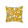 Finnish Poppy Sun Flower Pillow Case Plush Digital Printing Logo Pillow Ins Style Bedside Sofa Backrest