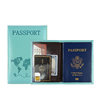 Cross-border Multicolor PU Leather Document Passbook Protective Cover Leather Edge Car Stitching Map Passbook Holder Passbook Bag