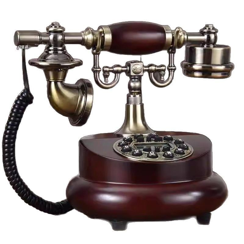 欧式复古电话机老式古董仿古家用办公固定座机有线简约中式电话