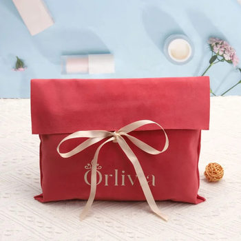 Brand High-End Jewelry Bag, Customized Exquisite Cosmetics Storage Bag, Velvet Thickeneded Velvet Snap Bag