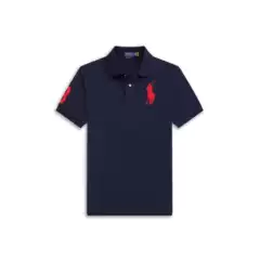 Cross-Border Ralph Lauren Polo Shirt Men's Malaysian Logo Embroidered Lapel Polo Shirt Short-Sleeved Summer Middle-Aged Paul T-Shirt