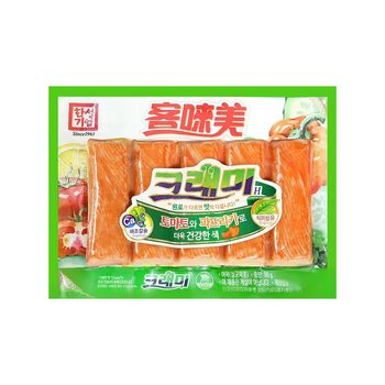 South Korea guest qi mei crab flavor stick crab meat stick cod fish stick han xing instant crab stick crab fillet hot pot ingredients imported snacks