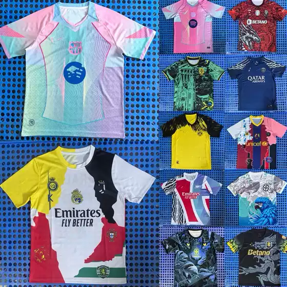 2526 Football Training Uniforms Barcelona Miami Apuana Manchester City Brazil Ac Milan Brazil Quick-Dry