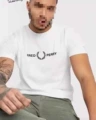 White - embroidered on chest