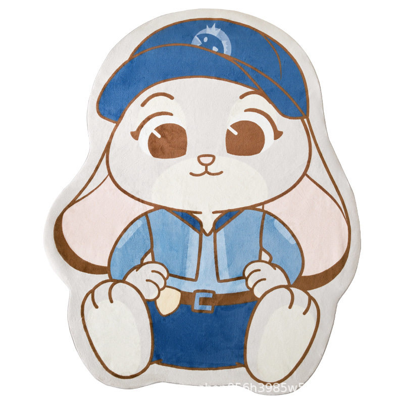 Zoobies Zootopia Special-Shaped Double-Sided Velvet Blanket Q Cute, Comfortable, Soft and Anti-Static Sofa Blanket