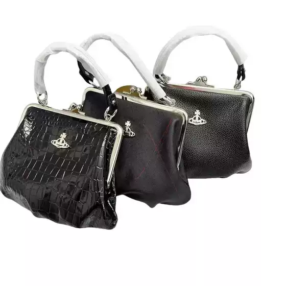 [High Quality] Small Crossbody Phone Bag for Women 2025 New Niche Design Kiss Lock Dumpling Bag