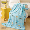 Snoopy series single layer small blanket flannel baby air conditioning blanket baby blanket nap blanket