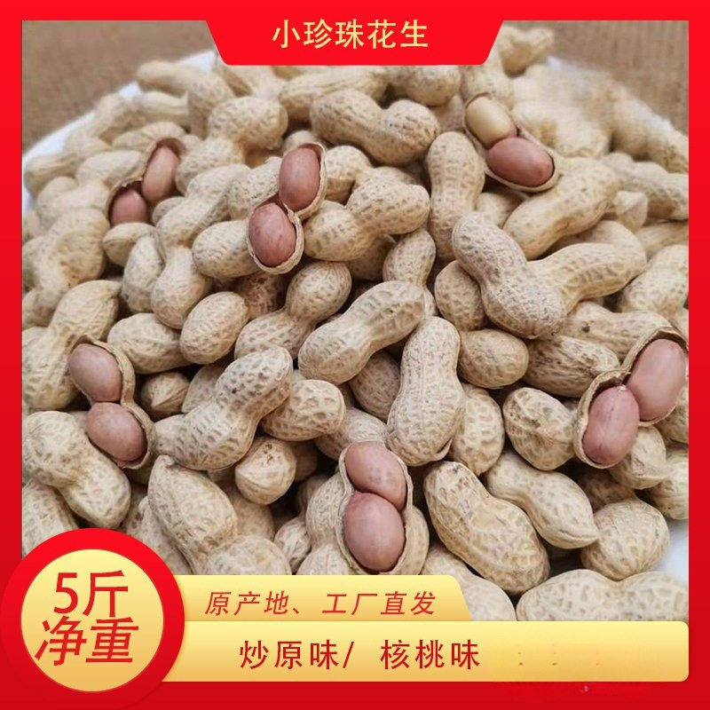 2.5kg Small Pearl Peanuts Fried Original Flavor Walnut Garlic Cooked Small Shelled Peanuts New Year Snacks One Piece Batch F Free Shipping