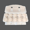 Paper Dry Press 10 Pieces White Pulp Egg Box Paper Pulp Egg Tray Disposable Egg Carton Tray Paper Pulp Box White