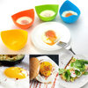 Fda Maternal and Infant Grade Silicone Egg Cooker High Temperature Resistant Household Egg Steamer Set Breakfast Artifact Boiled Egg Cup Mold