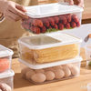 Plastic Storage Thickened Lunch Box Food Storage Box Kitchen Refrigerator Fresh-Keeping Box Freezer Sealed Lunch Box Storage