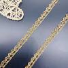 Gold lace spot clavicle chain jewelry DIY Lolita lace unilateral Gold Line bar code small flower accessories