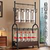 Clothes Rack Floor-Standing Bedroom Household Coat Rack Trouser Rack Integrated Balcony Clothes Drying Rack Simple Mobile Clothes Hanging Rack