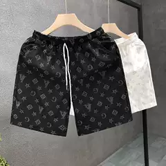 Men's Shorts Summer Men's Casual Pants Korean Style Fashionable Five-point Pants Home All-match Loose Outer Wear Beach Pants