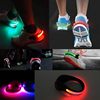 LED luminous shoe clip outdoor night running night riding safety warning shoe light flashing street dance shoe clip light running light