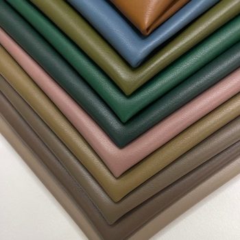 Napa pattern PU leather in stock wholesale 1.2mm full pu luggage sofa home leather