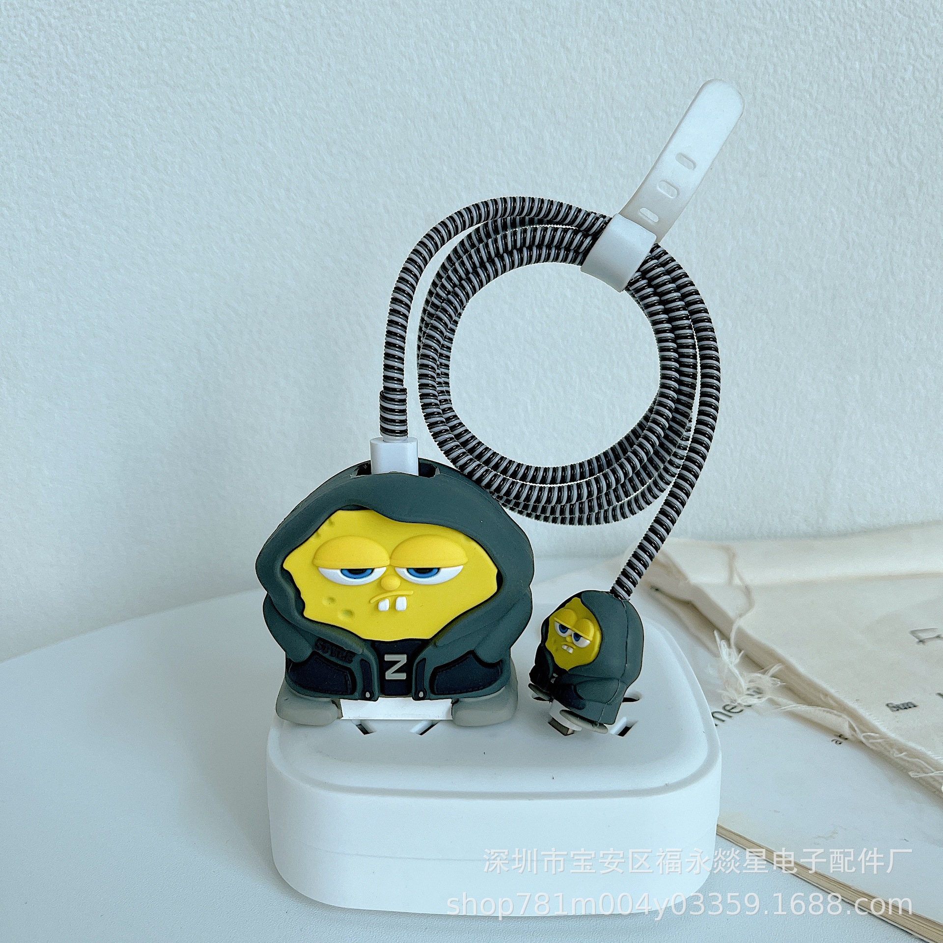 数据线保护套适用苹果充电器保护套芭芘充电头保护套充电线保护套