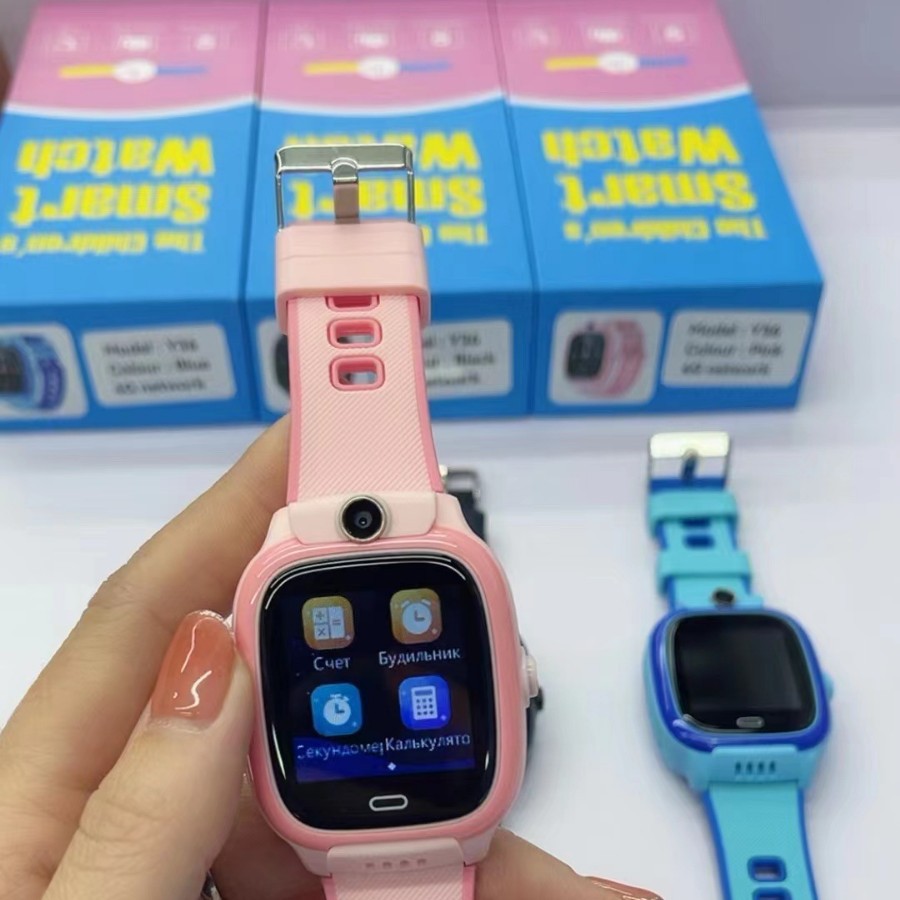 Cross-Border Y36 Smart Children's Phone Watch with Wifi Positioning, Card Insertion, Photo Taking, Video Calling, 4g, and Multiple Languages