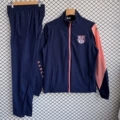 25 barcelona dark blue and orange suit