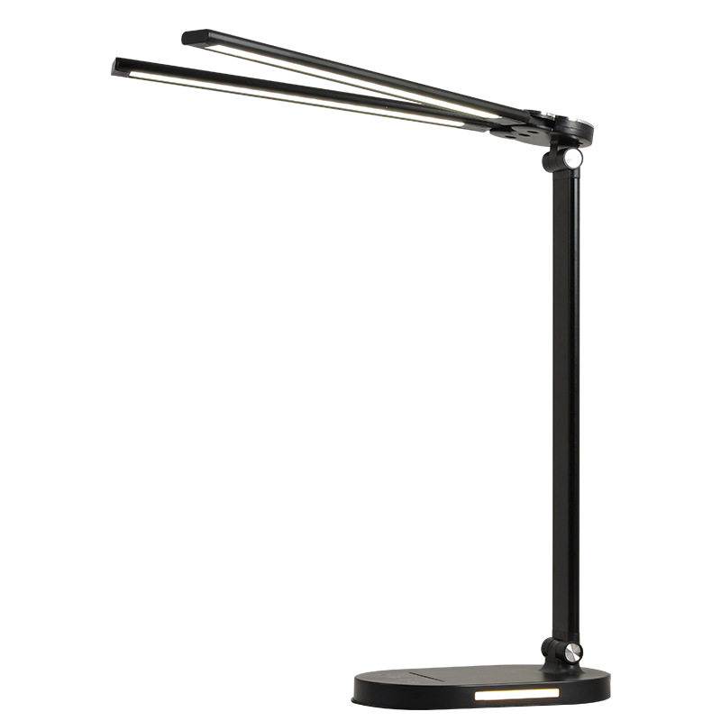 Double-Headed Piano Aa-Grade Eye Protection Lamp Led Desk Lamp for Students, Suitable for Dormitory Bedroom Reading and Studying, Dimmable