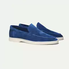 2026 Spring and Summer New Loafers with Suede and Soft Rubber Sole, Slip-On Driving Flat Shoes for Men, Export