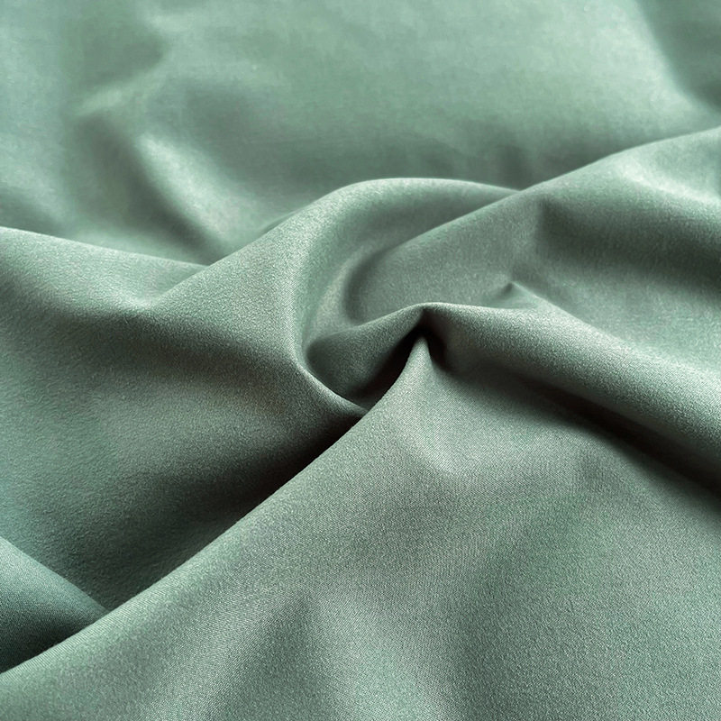 Autumn and Winter New Simple Unprinted Style Washed Cotton Plaid Four-Piece Quilt Cover Bed Sheets Bedding Three-Piece Set