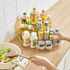 Customized Packaging Rotatable Large Storage Box Transparent Desktop Perfume Storage Rack Rotating Tray Kitchen Spice Rack