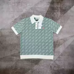 Casablanca Polo Shirt Wave Knit Polo
