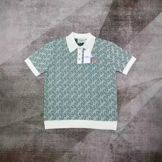 Casa Sweater Knitted Short Sleeve Fashion Streetwear Fr