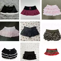 2025 Summer New Style Girl Powder Pure Desire Wind Wave Dot Cake Poutu Dress All-match Women