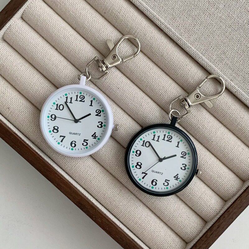 Pocket Watch with Large Dial, Digital Watch for the Elderly, Student Exam Watch, Simple Universal Model, Keychain Watch